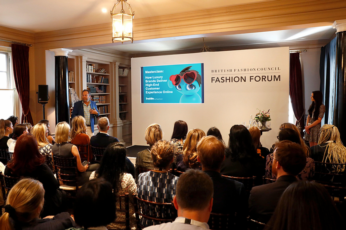 Powerfront at the British Fashion Council in London