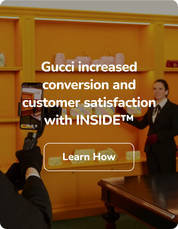 Gucci increased conversion and customer satisfaction with INSIDE - Learn How