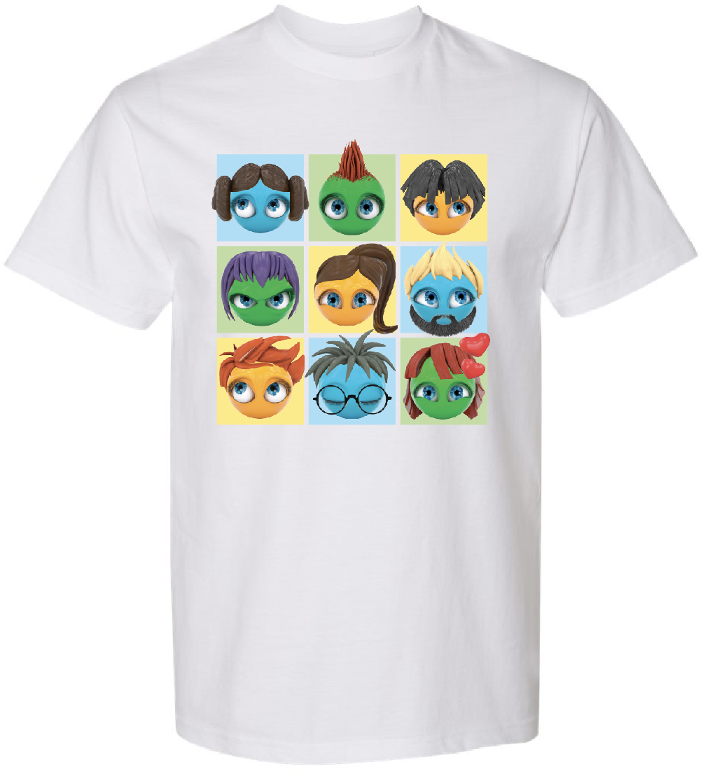 Avatar Faces T-Shirt White
