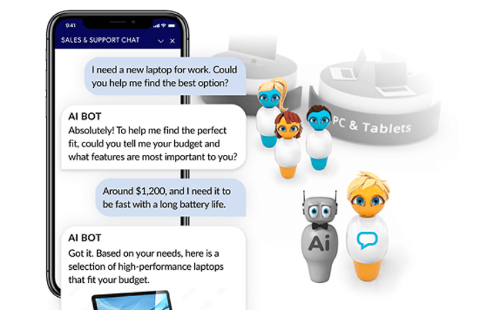 Scalable AI tech support solution for retail customer service.
